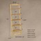 Hastings Home Hastings Home Ladder Bookshelf- 5 Shelves, Leaning Multi-Functional Bookcase in Pickled Oak 511439BNO - alternate 2